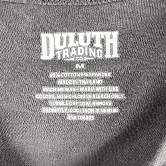 Duluth Womens Tank Top Medium Gray‎ Fitted Stretch Gym Activewear Athleisure - Picture 3 of 7